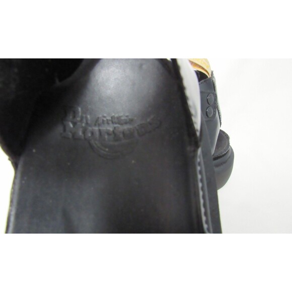 Dr Martens Black Patton Vegan Clarissa Flower Platform Sandals Size 5 EUC - Picture 5 of 9